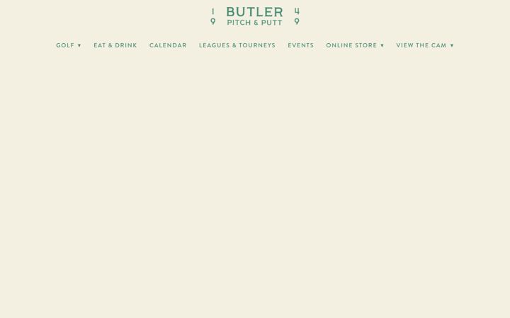 Screenshot of butlerpitchandputt.com