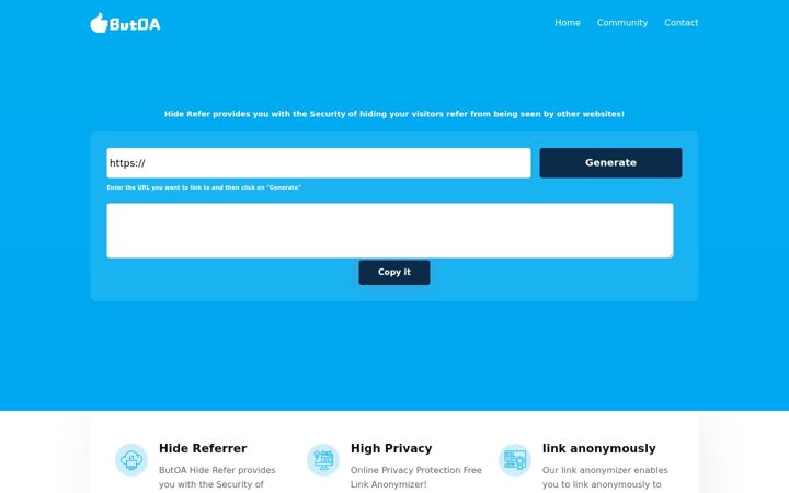 Screenshot of butoa.com