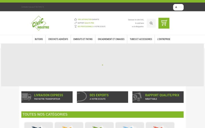 Screenshot of butoirs-civic.fr