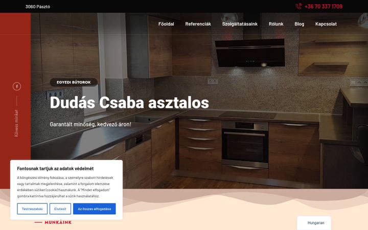 Екранна снимка на butor-varazs.hu