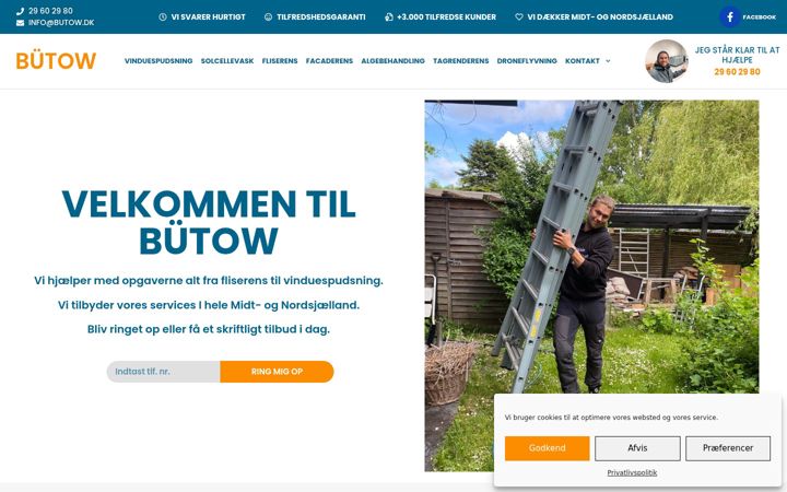 Screenshot of butow.dk