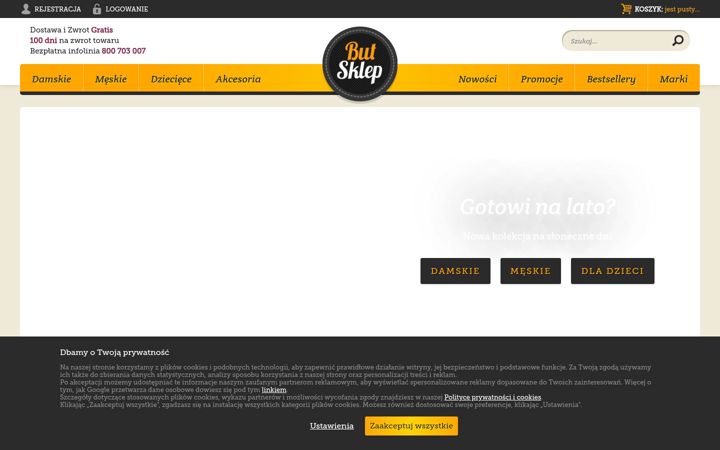 Screenshot of butsklep.pl