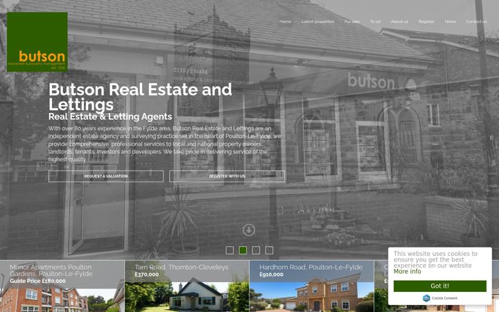 Screenshot of butsonblofeld.co.uk