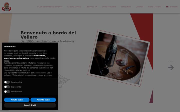 Screenshot of buttafuocostorico.com