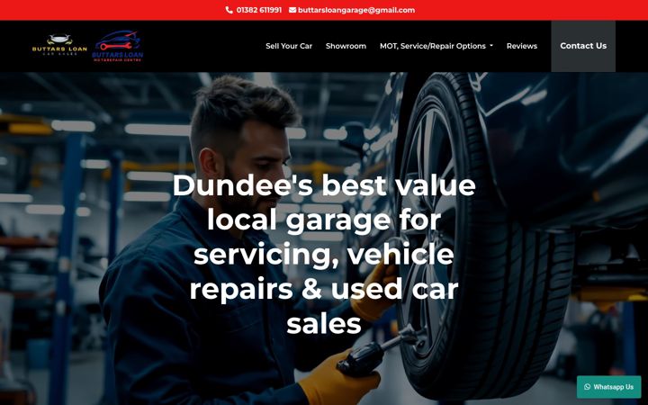 Screenshot of buttarsloanservicecentre.co.uk