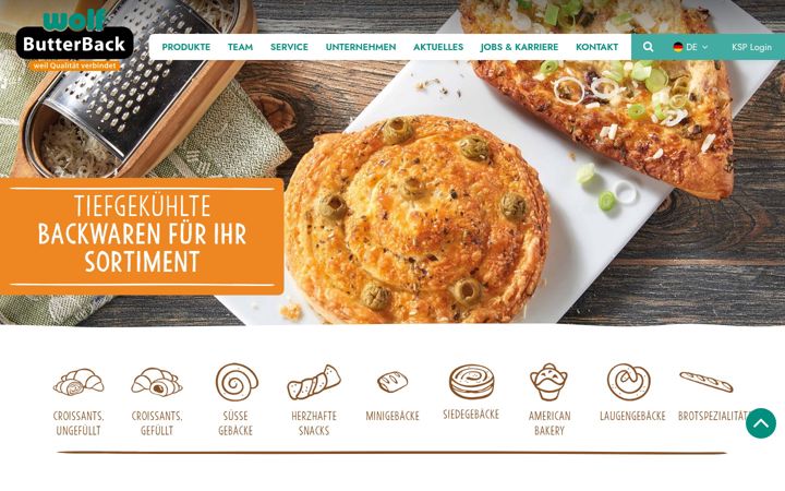 Screenshot of butterback.de