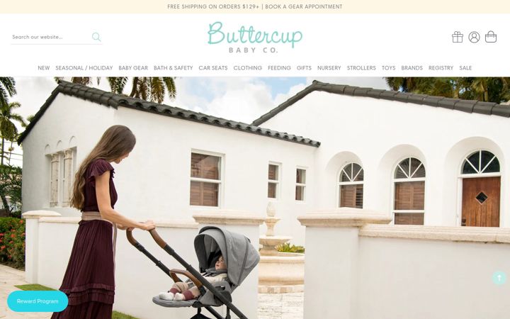 Screenshot of buttercupbabylv.com