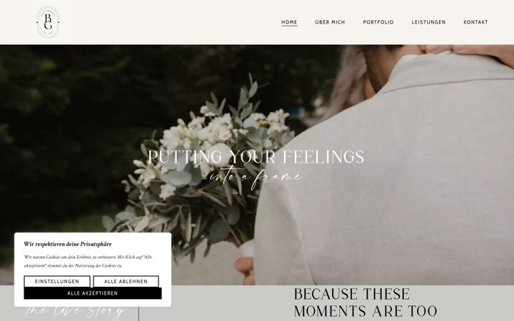 Screenshot of butterfliesandgoosebumps.de