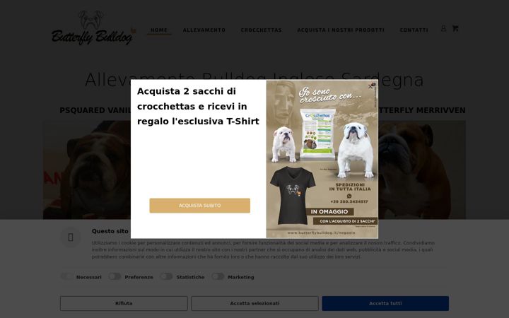 Snímek obrazovky butterflybulldog.it