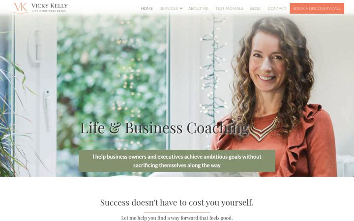 Screenshot of butterflyeffectcoaching.co.uk