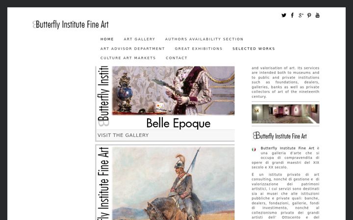 Screenshot of butterflyinstitute.com