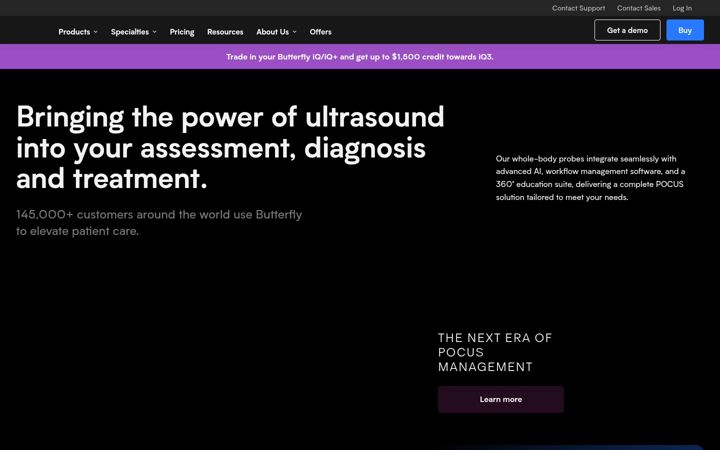 Screenshot of butterflynetwork.com