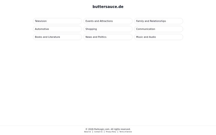 Screenshot of buttersauce.de