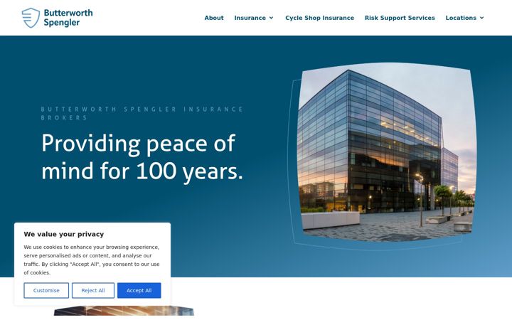 Screenshot of butterworthspengler.co.uk