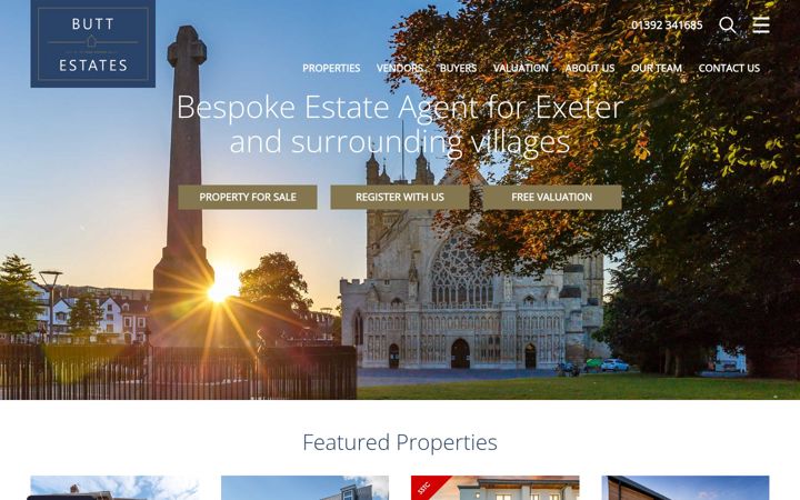 Screenshot of buttestates.co.uk