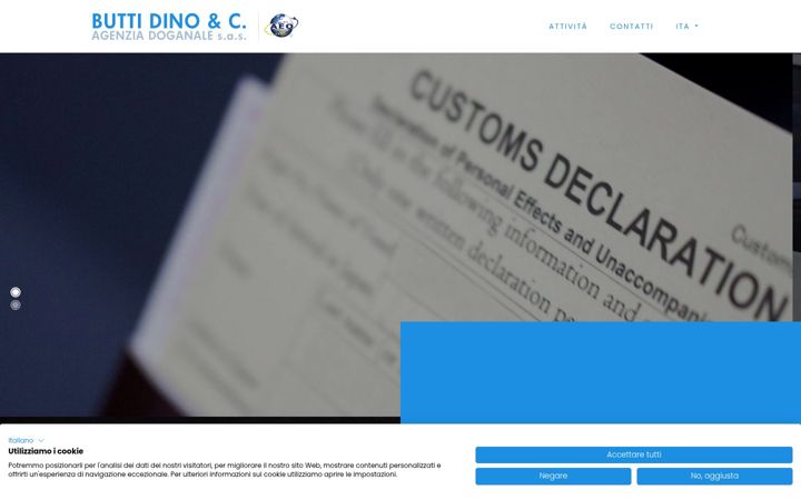 Screenshot of buttidino.com