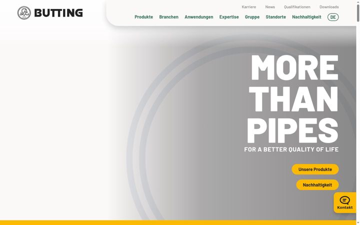 Screenshot of butting-cryotech.com