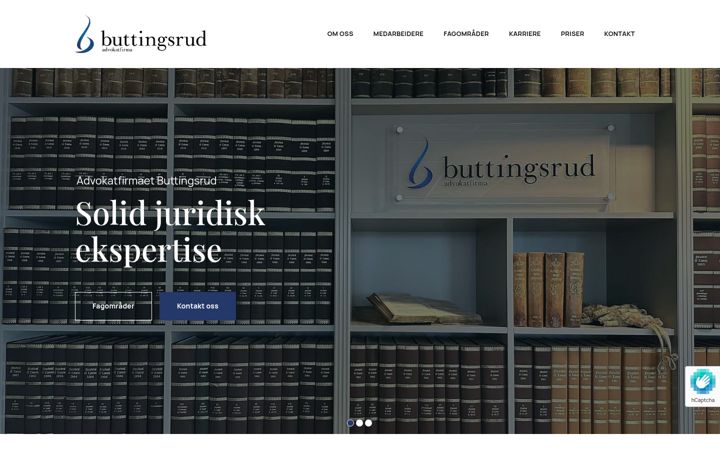 Screenshot of buttingsrud.no