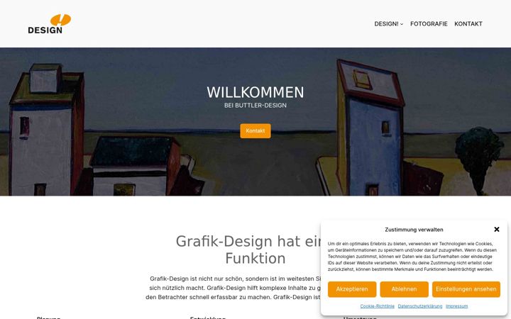 Skærmbillede af buttler-design.de