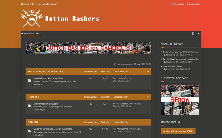 Screenshot of button-bashers.nl