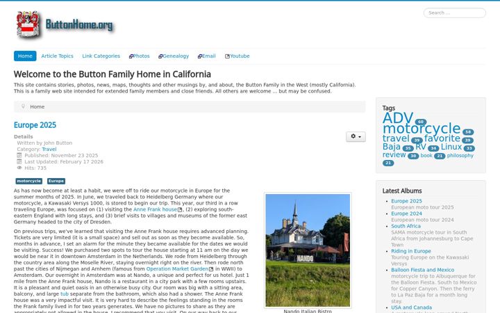 Screenshot of buttonhome.org