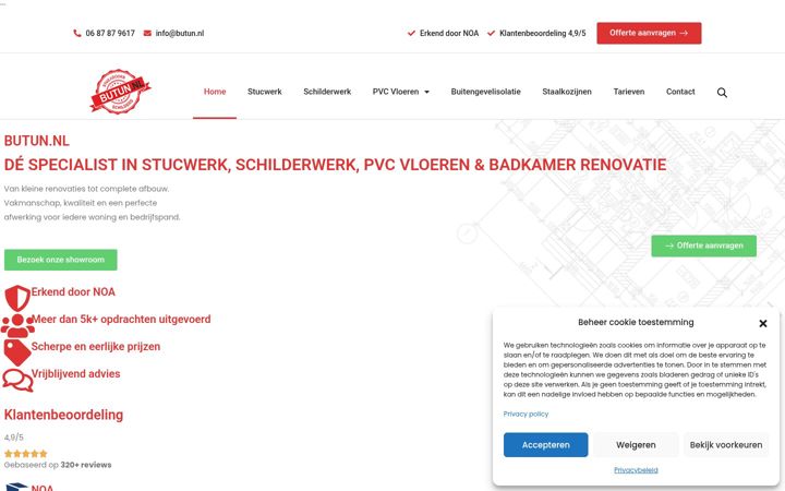 Zrzut ekranu butun.nl