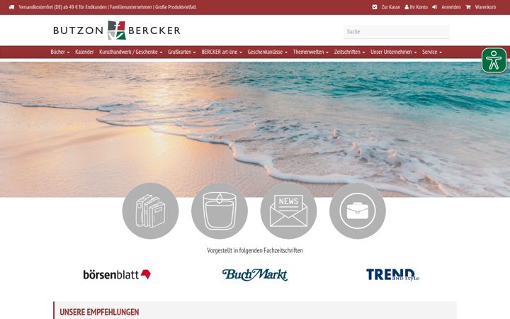 Screenshot of butzon-bercker.de