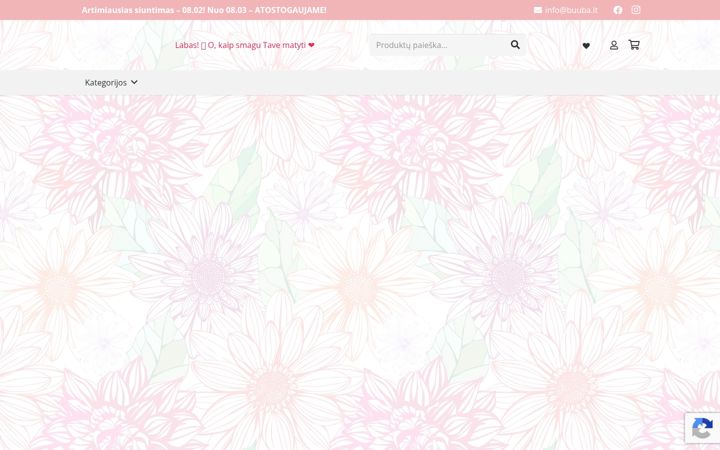 Screenshot of buuba.lt