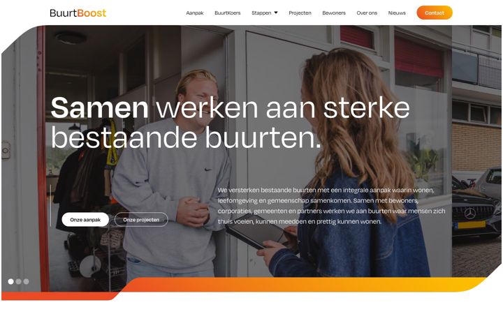 Screenshot of buurtboost.nl