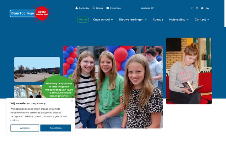 Zrzut ekranu buurtcollegemaasenpeel.nl