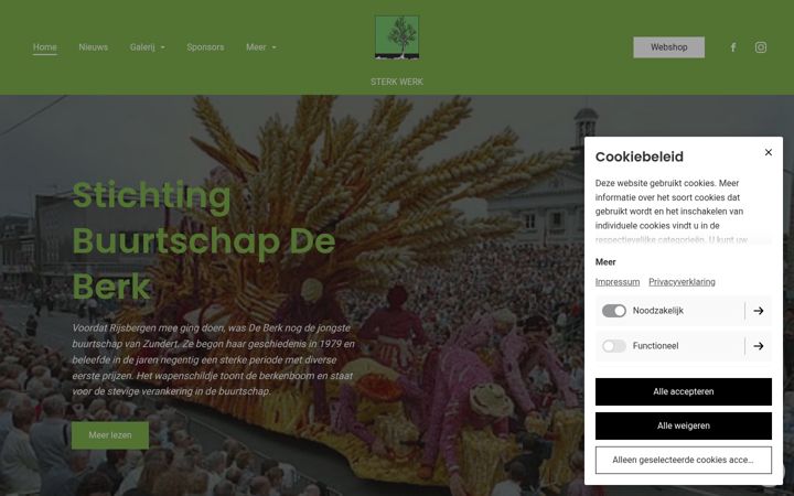 Screenshot of buurtschap-deberk.nl