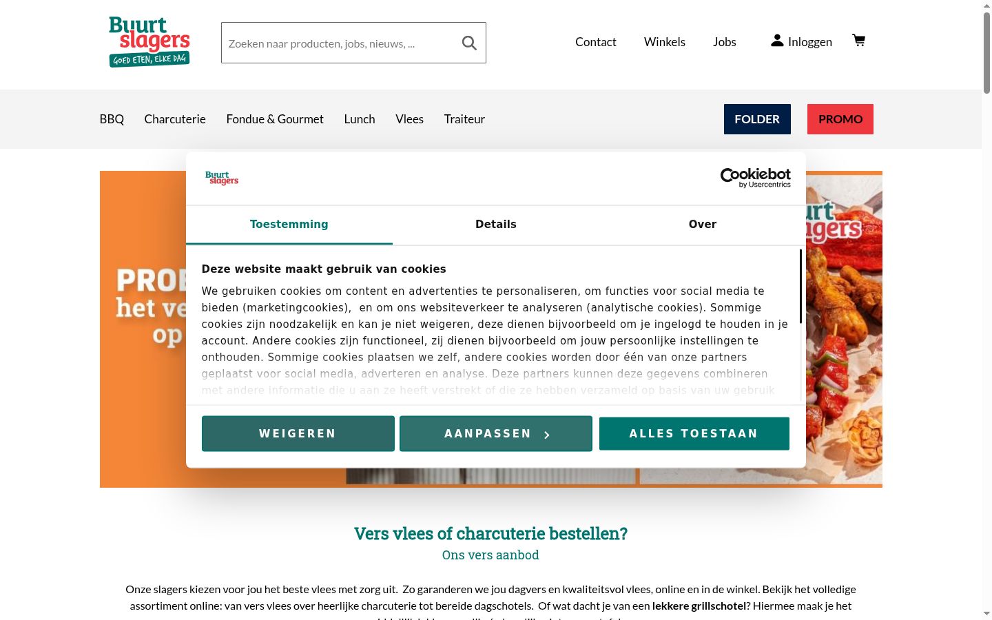 Snímek obrazovky baneru souhlasu zobrazeného před jakoukoli interakcí