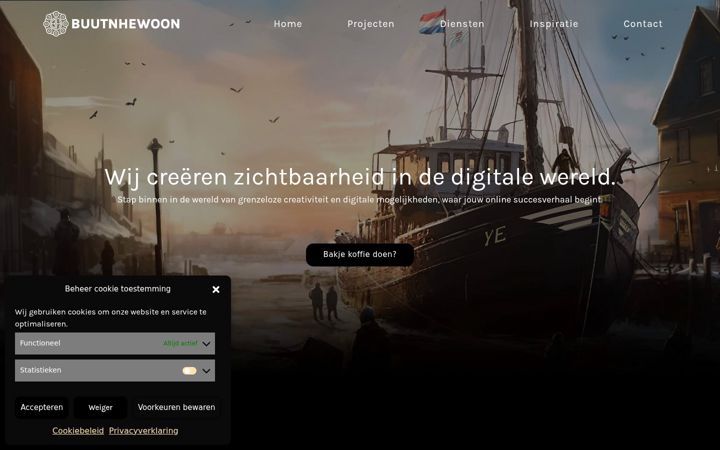 Screenshot of buutnhewoon.nl