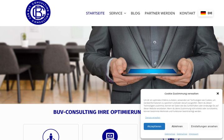 Skjámynd af buv-consulting.eu
