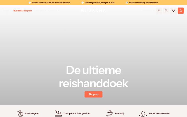 Screenshot of buvanha.nl