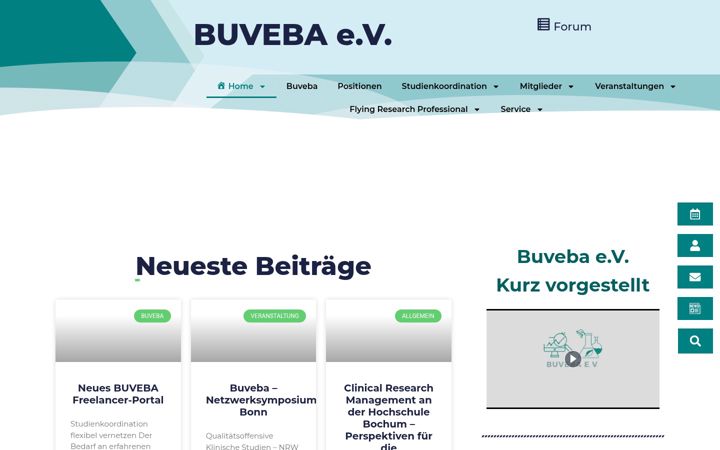 Skjermbilde av buveba.de