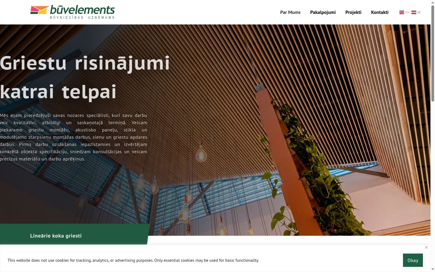 Screenshot des Einwilligungsbanners vor jeglicher Interaktion