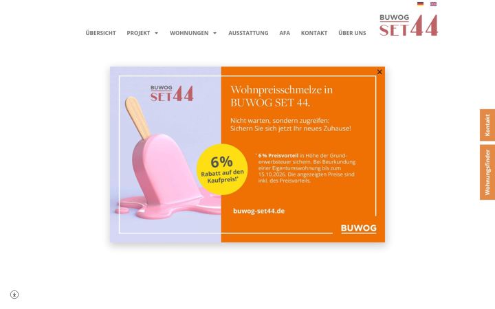 Screenshot of buwog-set44.de