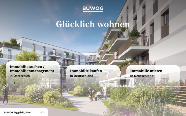 Screenshot of buwog.com