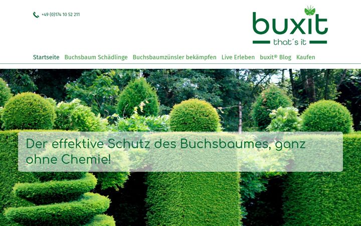 Screenshot of buxit.eu