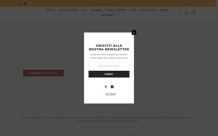Screenshot of buy-sicily.it