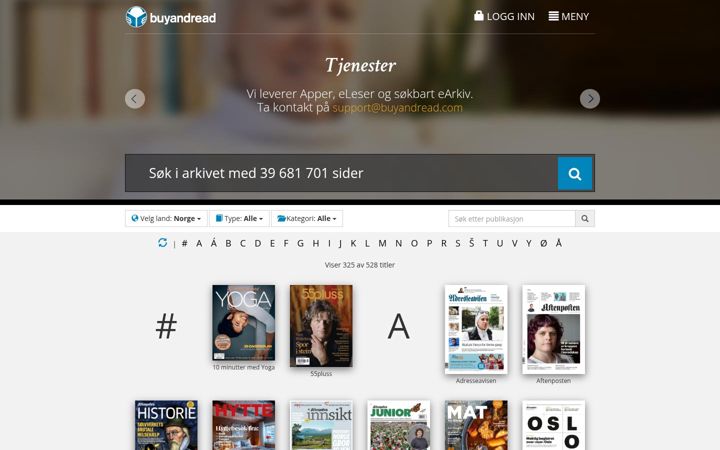 Screenshot von buyandread.com