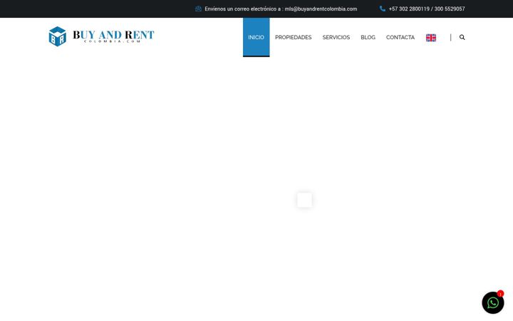 Screenshot of buyandrentcolombia.com