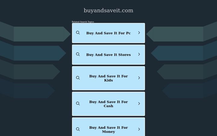 Screenshot of buyandsaveit.com