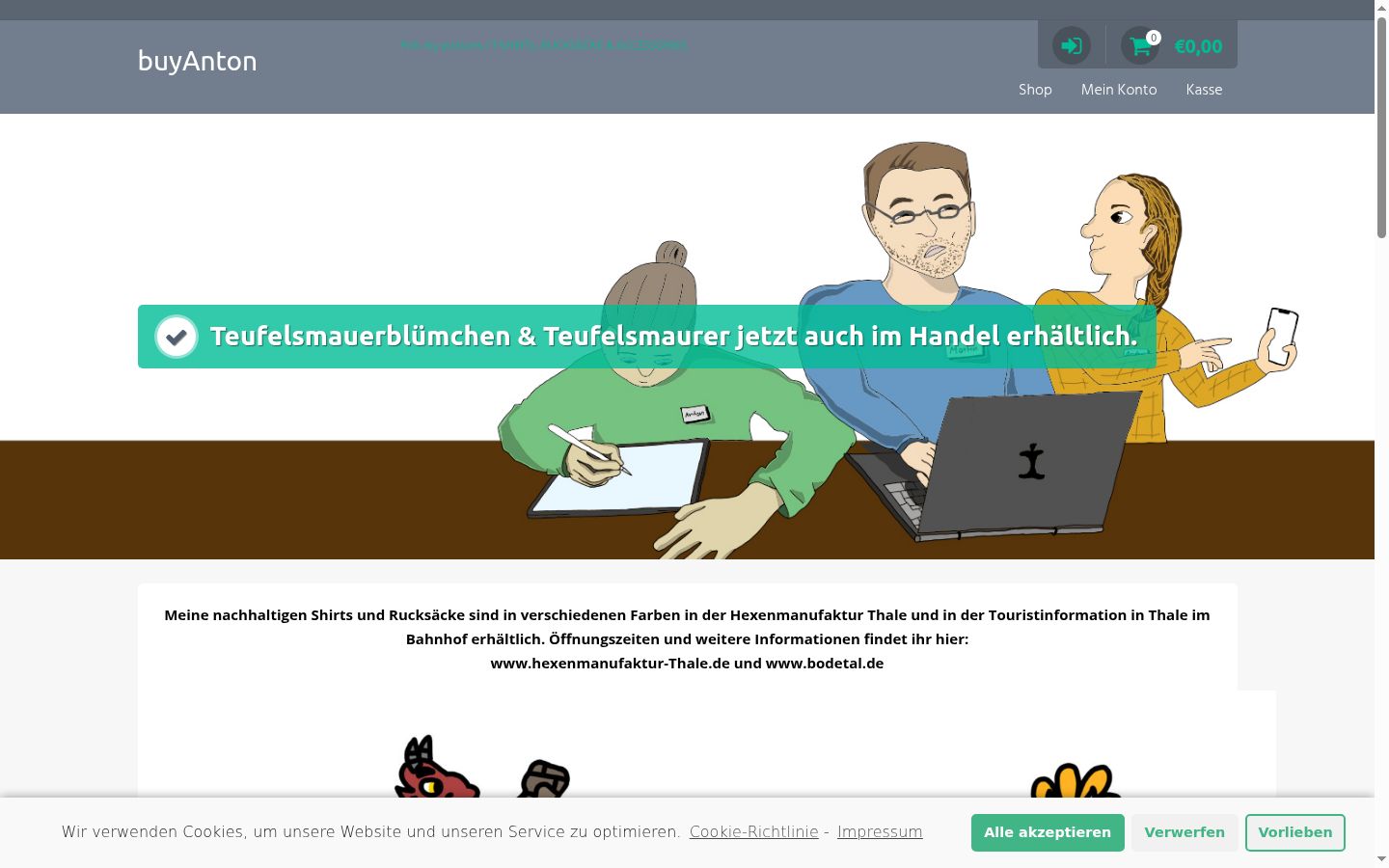 Képernyőkép a bármilyen interakció előtt megjelenő hozzájárulási bannerről