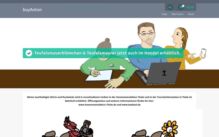 Screenshot of buyanton.de