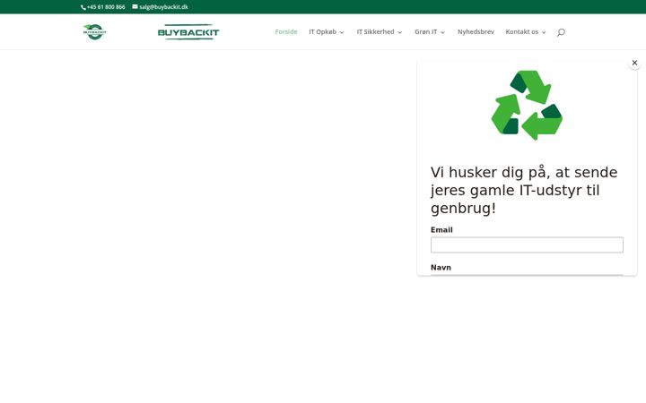 Screenshot of buybackit.dk