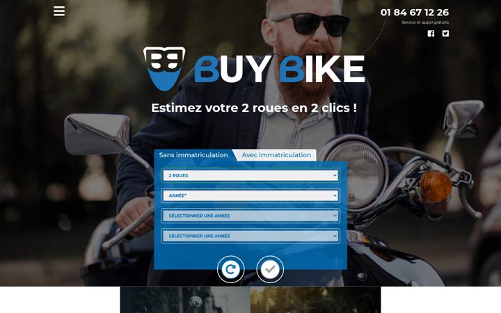 Screenshot of buybike.fr
