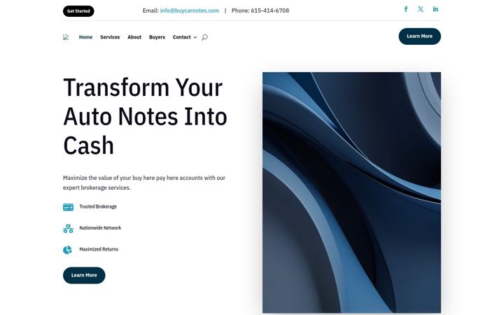 Screenshot of buycarnotesinc.com