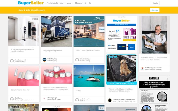 Screenshot of buyerseller.xyz